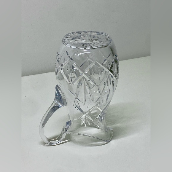 Brand New Vintage Unused Leaded Deep Cut Crystal Starburst Pattern Jug Pitcher - Picture 11 of 16